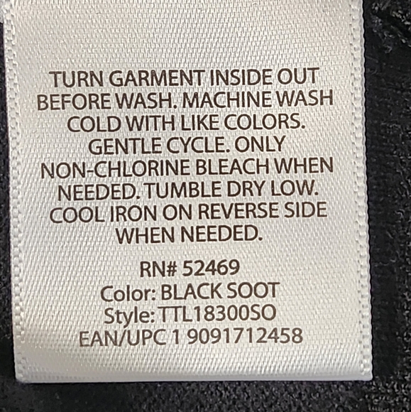 Time and Tru Black Cold Shoulder Top sweater - Picture 5 of 8